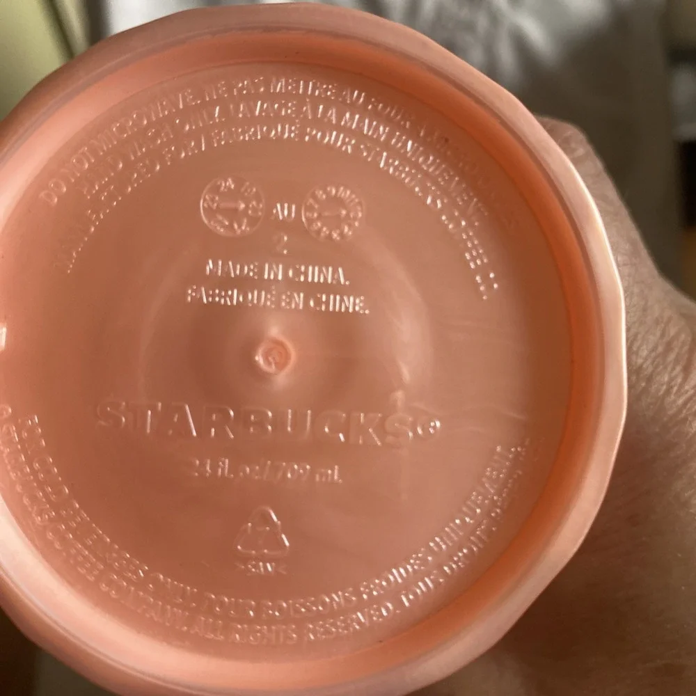 Starbucks 2021 Kaleidoscope Pink Tumbler Cup Summer